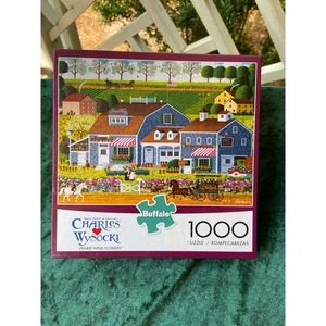 Charles Wysocki jigsaw puzzle Prairie wind flowers